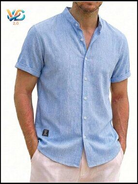 Men's Hawaiian Floral Button Down Short Sleeve Summer Beach Casual Shirt